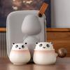 ZISIZ Black Walnut Panda Tea & Coffee Cup Set