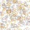 100-200 Stück/Los Edelstahl Sprengringe Spaltring Mehrgrößen Offener Ring Für DIY Schlüsselanhänger Armband Schmuckverbinder Zubehör