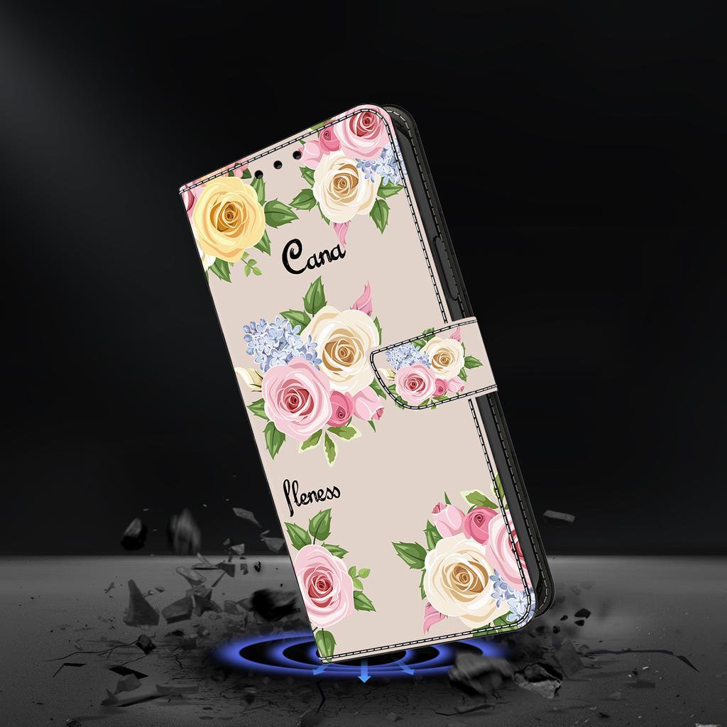 3d Pattern Wallet Flip Leather Cover Case For Redmi 14C 14R 13C 12C 11A 10C 10A A4 A3 A2 A1 Plus Redmi Note 14 13 Pro Plus 4G/5G