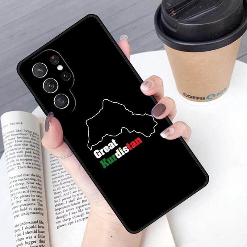 Kurdistan Kurdish Flag phone case Cover For Samsung Galaxy S24 S25 Ultra S21 S22 Ultra S10E Note 10 Plus Note 20 FE S23