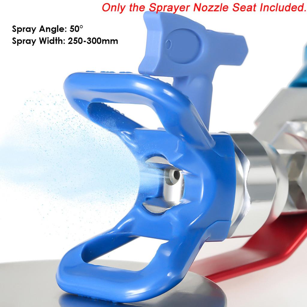 Spray Paint Accessory Universal Tool Airless Paint Spray Gun Flat Tip Nozzle Guard Seat