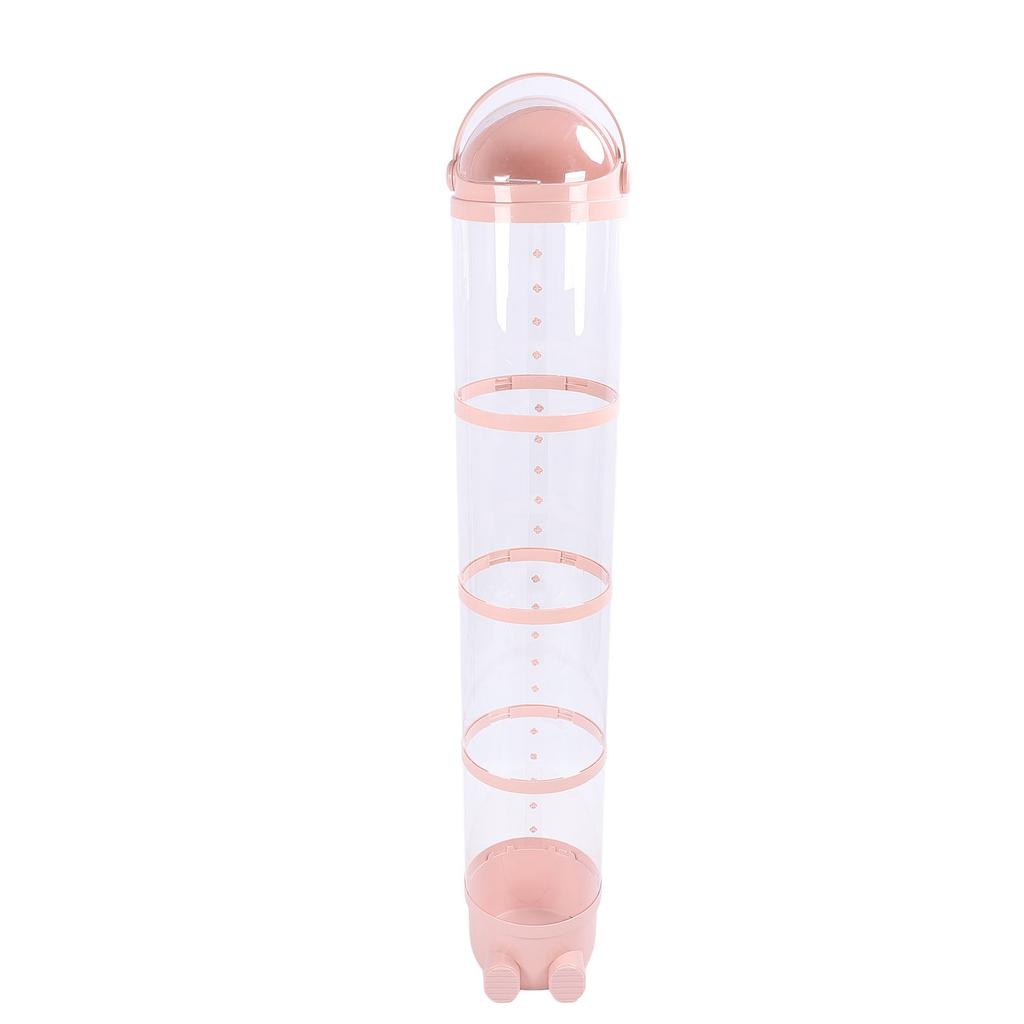 Stuffed Animal Storage Tube 162cm Adjustable Light Transparent Plush Toy Organizer Display Bucket for Playroom Bedroom