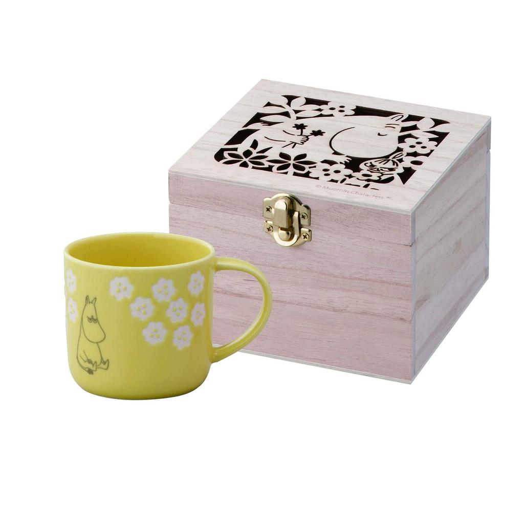 Yamaka Shoten MOOMIN Florit Mug Moomin 350ml Microwave and Dishwasher Safe Goods Nordic Day Present Tableware Gift Wedding Gift Made In Japan Approx.