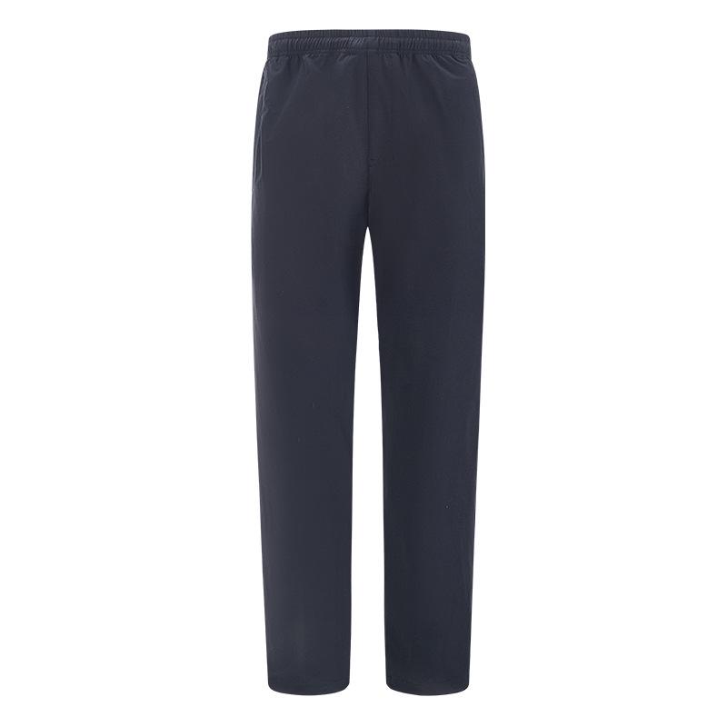 Men's Quick-Dry Elastic Straight-Leg Ice Silk Pants - Versatile, Cool, Thin Sportswear for Sun Protection and Casual Wear