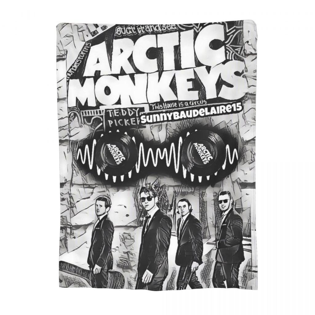 Arctic Monkeys Gift Blanket For Men Women Cozy Soft Throw Blankets for Bed Multiple Sizes