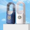 6 Speed USB Fan Silent Timer Leafless Fan Flexible Usage Electric Fan  Desktops