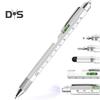 Mehrzweck-Werkzeugstift für Männer, LED-Licht, Schraubendreher, Lineal, Eingabestift, Wasserwaage, Flaschenöffner, Gadgets, 9-in-1-Multitool-Stift
