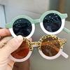 Neue Kleine Fassung Runde Kinder Sonnenbrille Mädchen Sommer Mode Sonnenbrillen Niedliche Baby Sonnenblende Brillen UV400