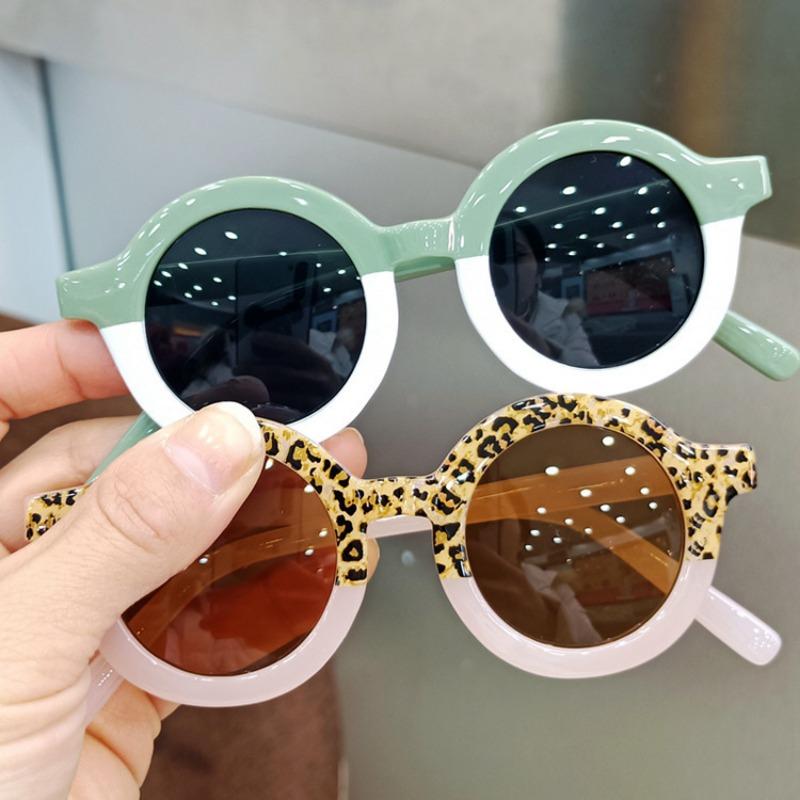 Neue Kleine Fassung Runde Kinder Sonnenbrille Mädchen Sommer Mode Sonnenbrillen Niedliche Baby Sonnenblende Brillen UV400