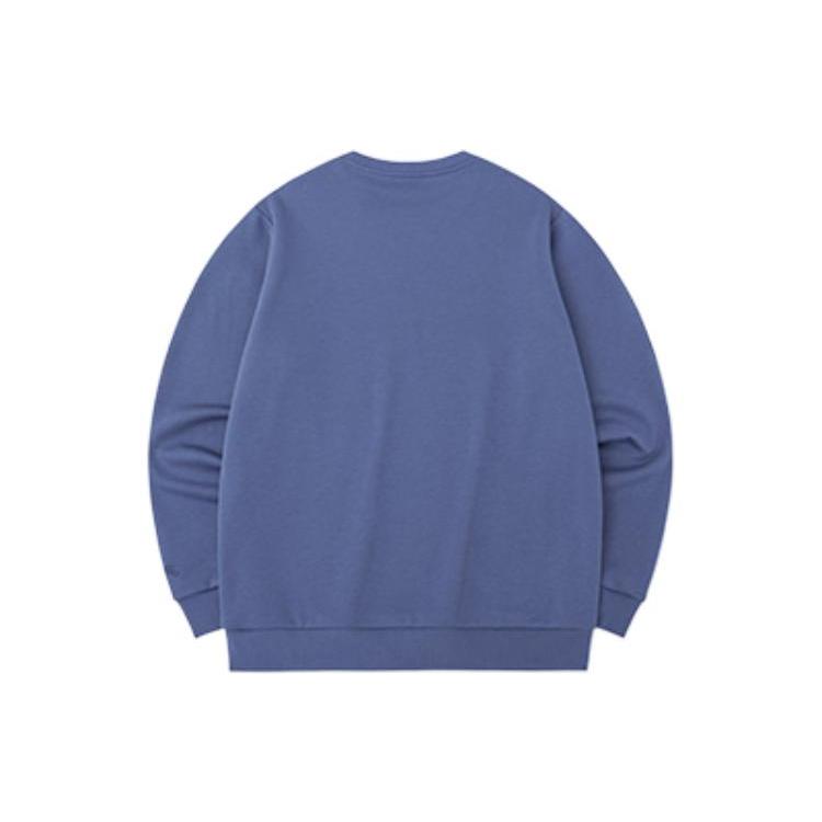 ANTA Life Collection Sweatshirts Unisex Blue Crew Neck Thickened Regular 952238752-1