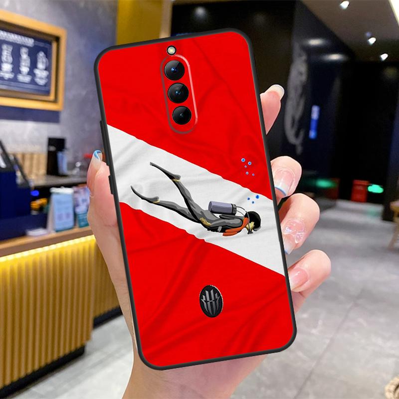 

Scuba Diver Diving Case For Nubia Red Magic 10 9 8 Pro Plus 6 7 6S 7S Pro 5G 6R RedMagic 9S 8S Pro Plus Cover RedMagic 10 Pro Plus