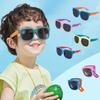 3pcs Candy Color  Sunglasses for Kids Folding Large Frame Sunglasses Children's Folding Glasses