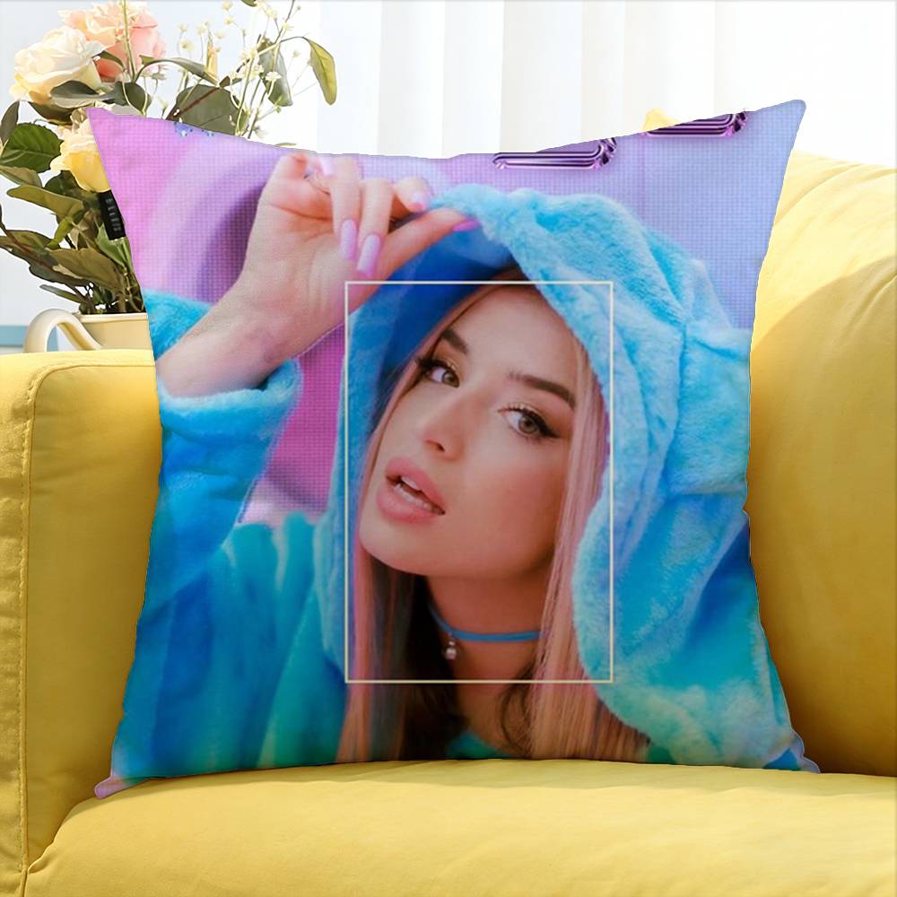 Music Singer Llola Indigo Various Sizes Square Pillow Case For Car Home Bedchamber Decor
