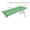 Elastic Square Tablecloth Cocktail Fitted Spandex Stretch Rectangle Table Covers Caps Solid Color Table Topper 4 Size