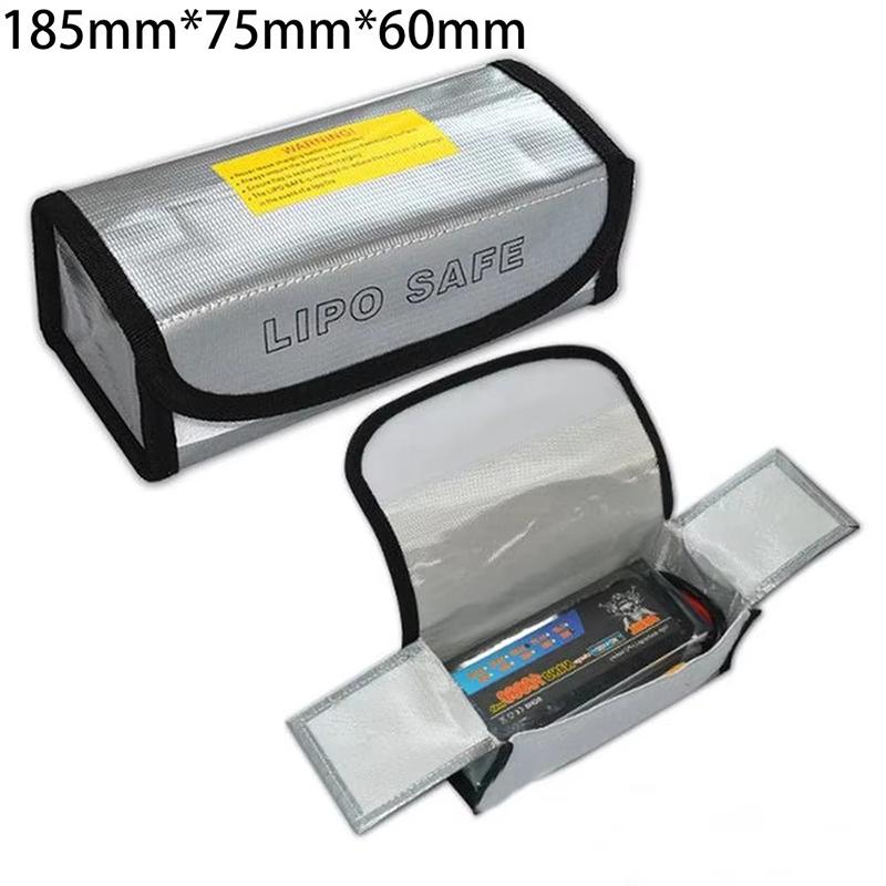 Battery Safety Bag Mini Waterproof Fireproof Explosion-Proof Portable Lipo Battery Guard Safety Bag For LiPo Charging