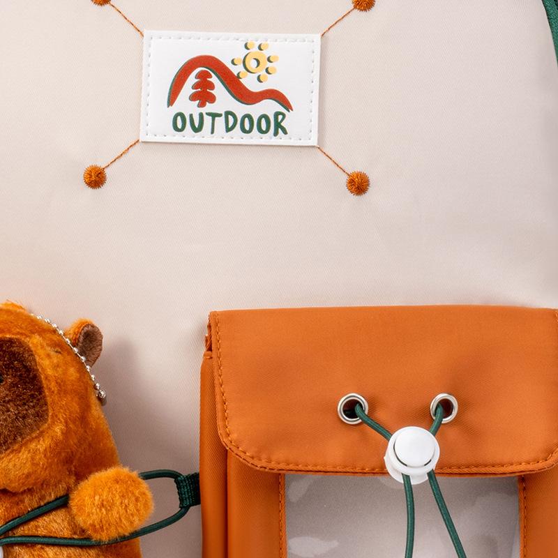 Sesame Baby New Kindergarten Cartoon Backpack for Boys and Girls, Lightweight Cute Mini Toddler Bag