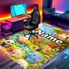 Custom Name Personalized Masha and The Bear Print Carpet, Versatile Home Decor Rug, for Playroom, Apartment, Balcony, Entryway, Hallway Gift