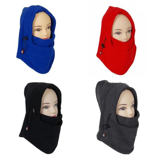 Unisex Winter Riding Hat Hooded Hat Thick Mask Balaclavas Outdoor Bike Warm Cap