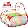 Foldable Ocean Ball Pit Pool with Basket Baby Playpen Children Toy Tent Ball Pool with Basket Outdoor Toys for Children Playpen