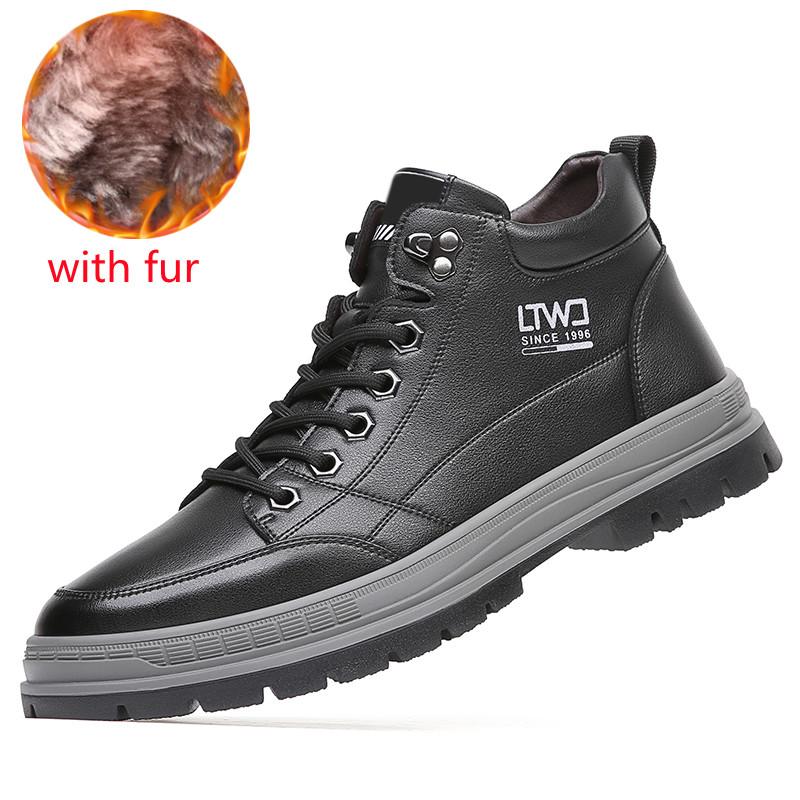 men Leather Boots Men's Retro Motorcycle Fashion Shoes For Men Botas lace up shoes Hombre Chaussures Pour Hommes Bottine Homme