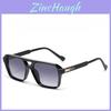 Sunglasses Men Women Pilot Style Uv400 Protection With Green Lenses For Fashion Casual Wear