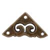 20 Pieces Bronze Zinc Alloy Corner  ors with Retro Elegance Design for Wooden Box Cabinet   Decoration