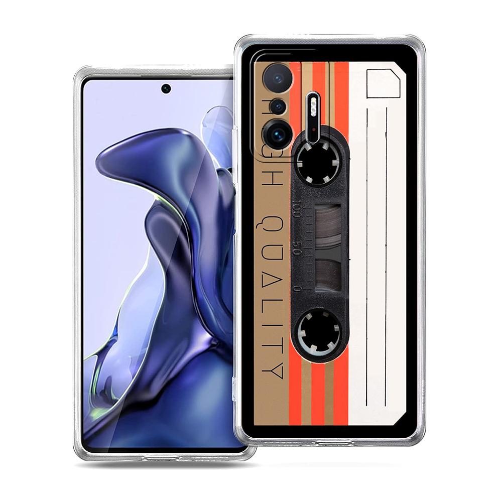 Camera Radio tape Cassette Phone Case For Xiaomi 14 13 12 Lite Mi 11 11X 13T 12T 11T For Poco X5 X4 X3 NFC F5 F4 M4 Pro 5G Cover