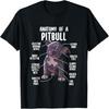 Anatomy Of A Pitbull Shirt Pittie Dog Funny Pitbull Lover T-Shirt