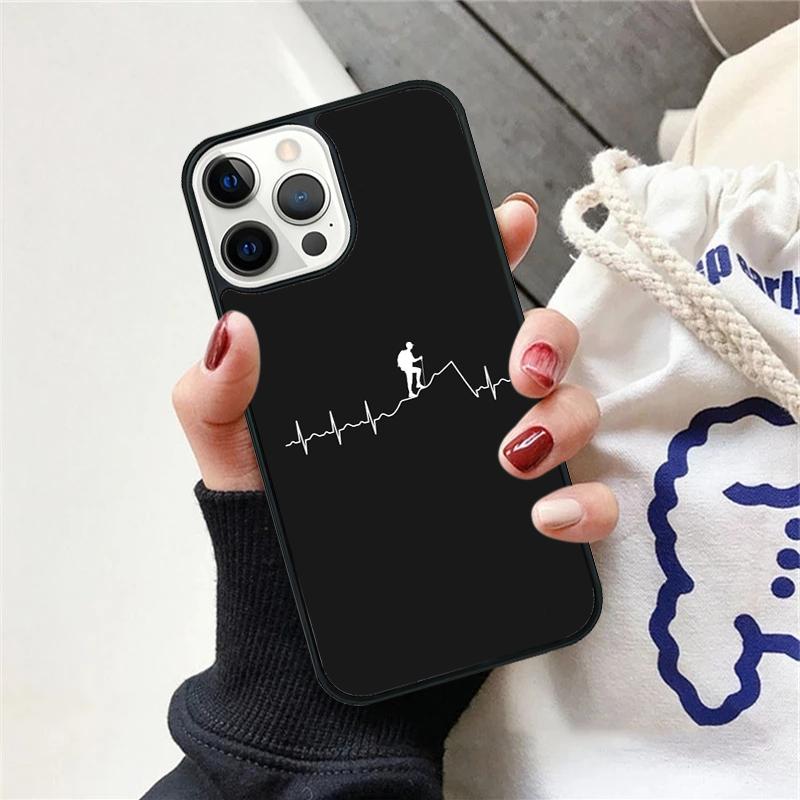 Mountain Climbing Phone Case Cover For iPhone 17 Air 15 16 11 13 14 Pro Max 12 Plus Max Fundas