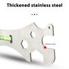 Shower Install Wrench Special Wrench  Multifunctional Bathroom Wrench with Level Faucet Plumbing Install Tool