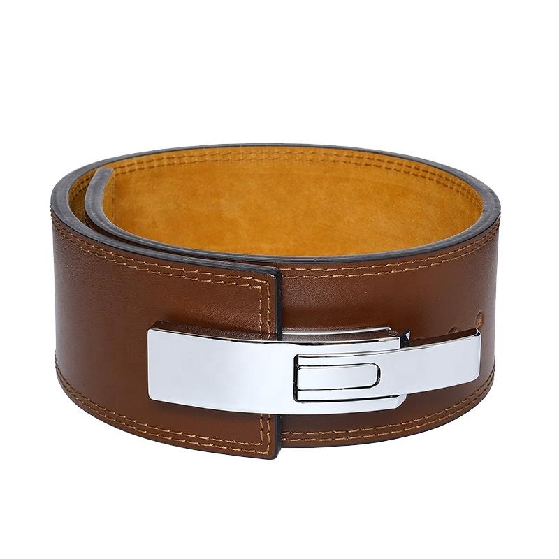 Lifting Lever Belt for Weightlifting Powerlifitng Strength Training Thick Leather Gym Belts for Men & Women