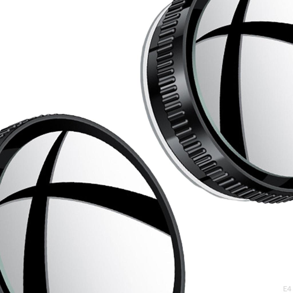 Toter Winkel Autospiegel Hilfsrückspiegel konvex mit Rahmen rund für