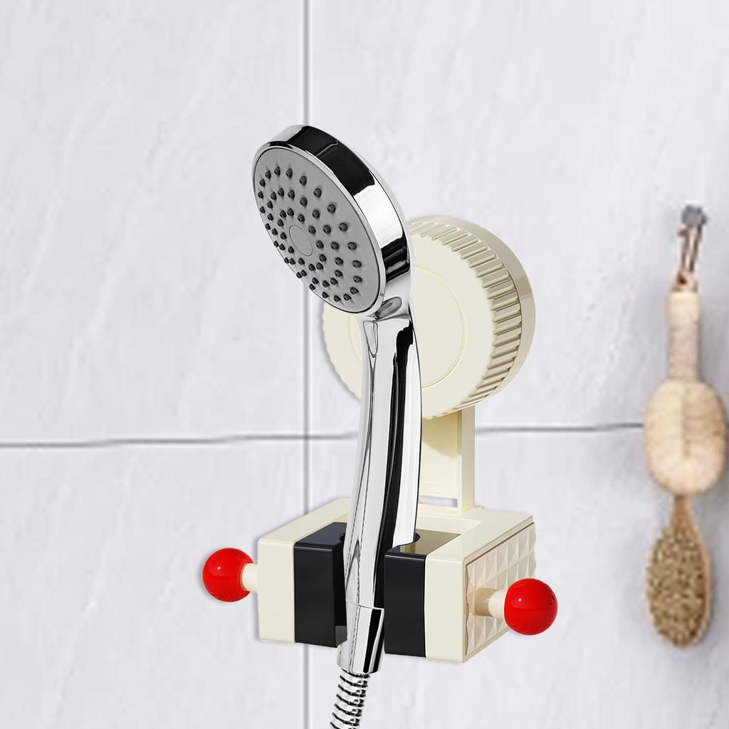 Suction Cup Shower Head Holder Adjustable Sturdy Stable Bracket No Drilling Home Shower Head Holder For Home Bathroom Kitchen
