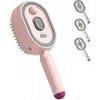 Premium Electric Steam Hair Styling Brush, Rechargeable Steam Straightening Brush (with Anti-Tangle Teeth), Anti-Static, Wet & Dry Use