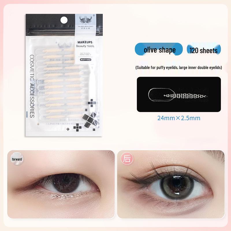 Invisible Water-Activated Lace Eyelid Tape - No Glue, Long-Lasting Fairy Eye Strips