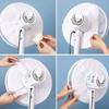 Reusable Electrostatic Fan Dust Cover Breathable Filter Guard Nonwoven Texture Suitable for Home Office Desk Fans