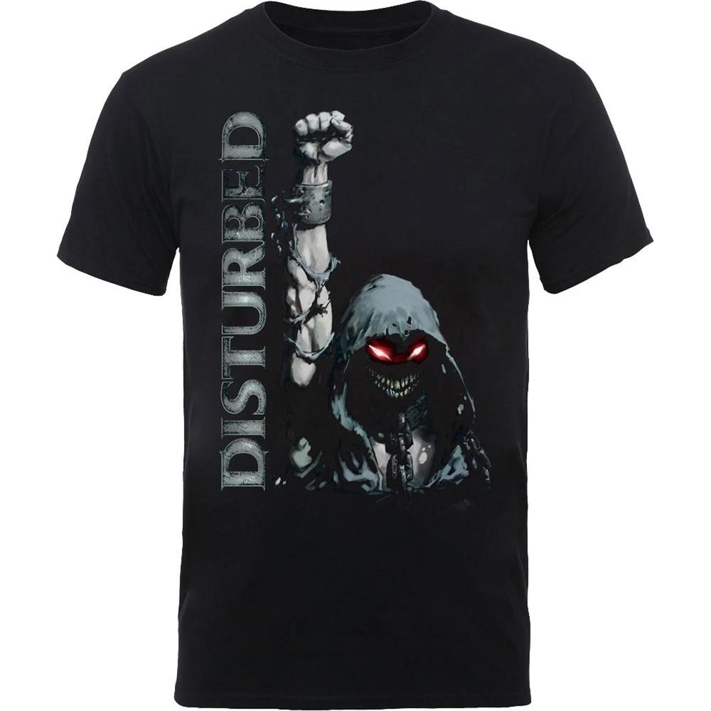 Disturbed Up Yer Fist White Text Unisex TShirt L