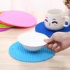 Round Silicone Heat Resistant Mat Non-Slip Coaster Placemat Saucepan Pot Holder