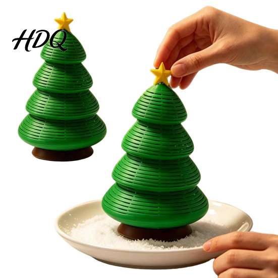 Instagram Style Ornament 3D Printed Spring Coil Christmas Tree Funny Novelty Office Food Association Aesthetic Desktop Decoration Holiday Fidget Toy