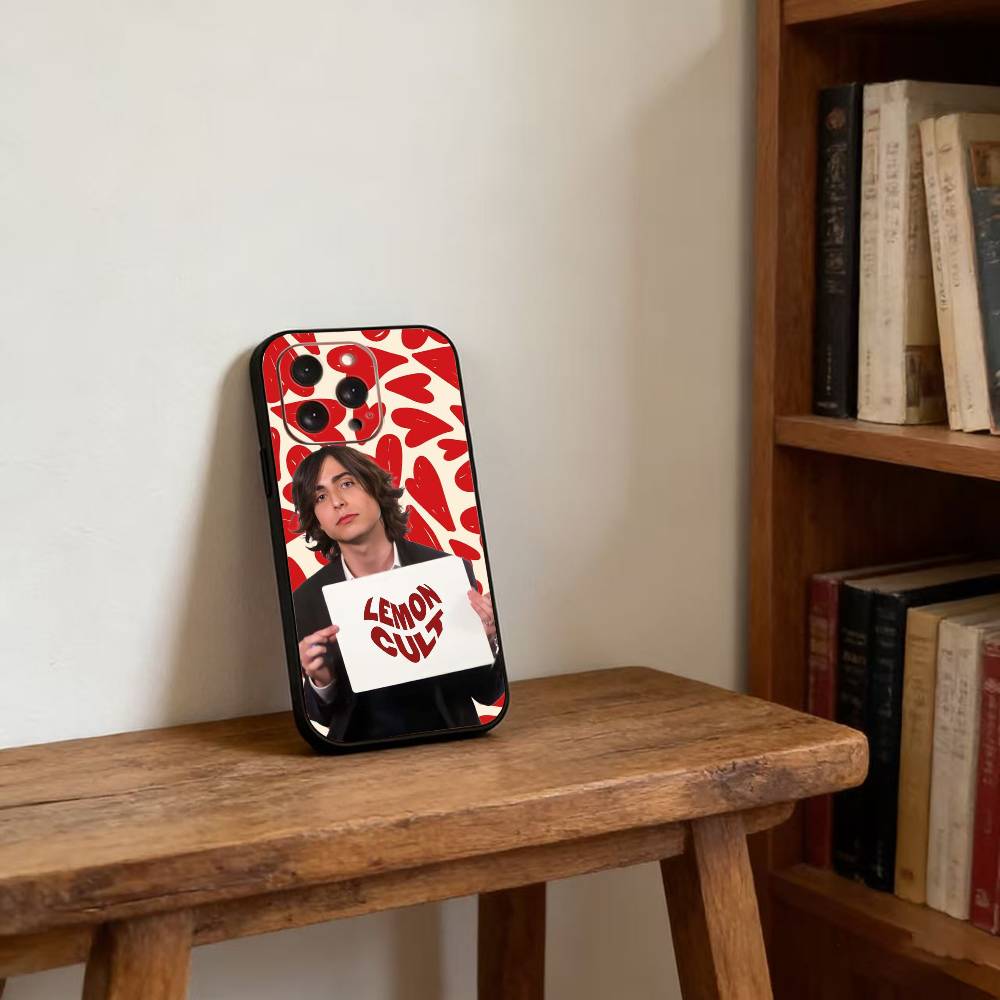 Aidan Gallagher Phone Case For iPhone 17,16,15,14,13,12,11 Plus,Pro Max,XS,Soft Silicone Black Cover