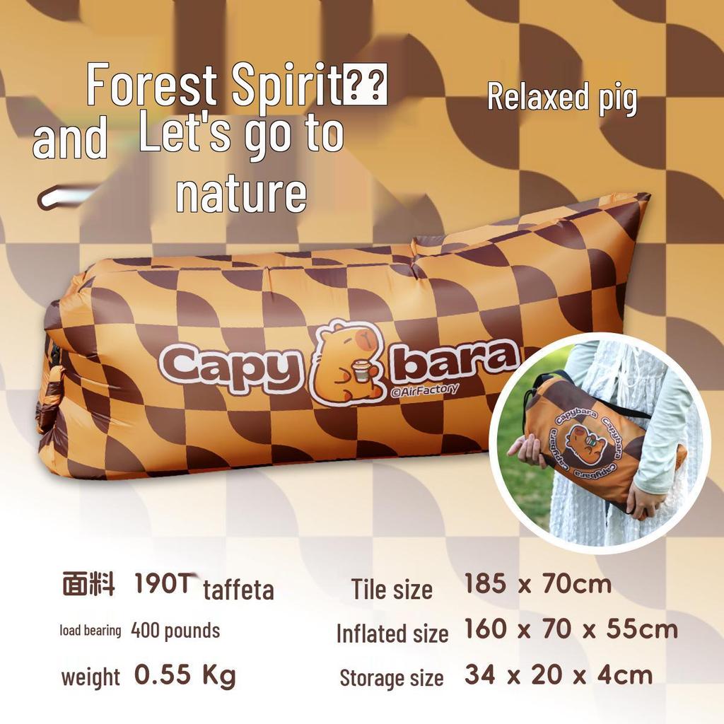 Portable Inflatable Sofa Bed for Outdoor Camping & Beach Lounging