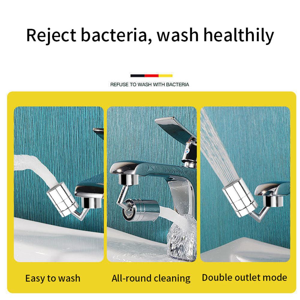 Universeller Spritzwasserfilter Wasserhahn Sprühkopf 720 Grad Schwenkbarer Wasserhahn Wasserhahnverlängerung Perlator Sprüher Küchen- Badezimmerzubehör