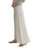 Indicoco Long Pleated Beautiful Elastic Flared Slimming Effect Women's Skirt, Flattering, Silhouette, Waist, Skirt, Spring, Summer, Fall, Lightweight,