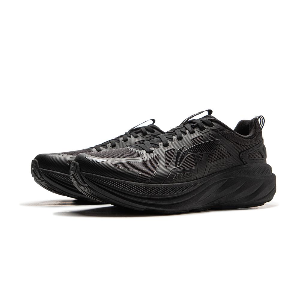 New LINING Leisurely Running Shoes Men's Low top Black ARSV027-5