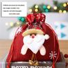 2025 Christmas Candy Bags Red Candy Boots Christmas Bags For Sweets Santa Gift Bag New Year Party Home Christmas Decoration