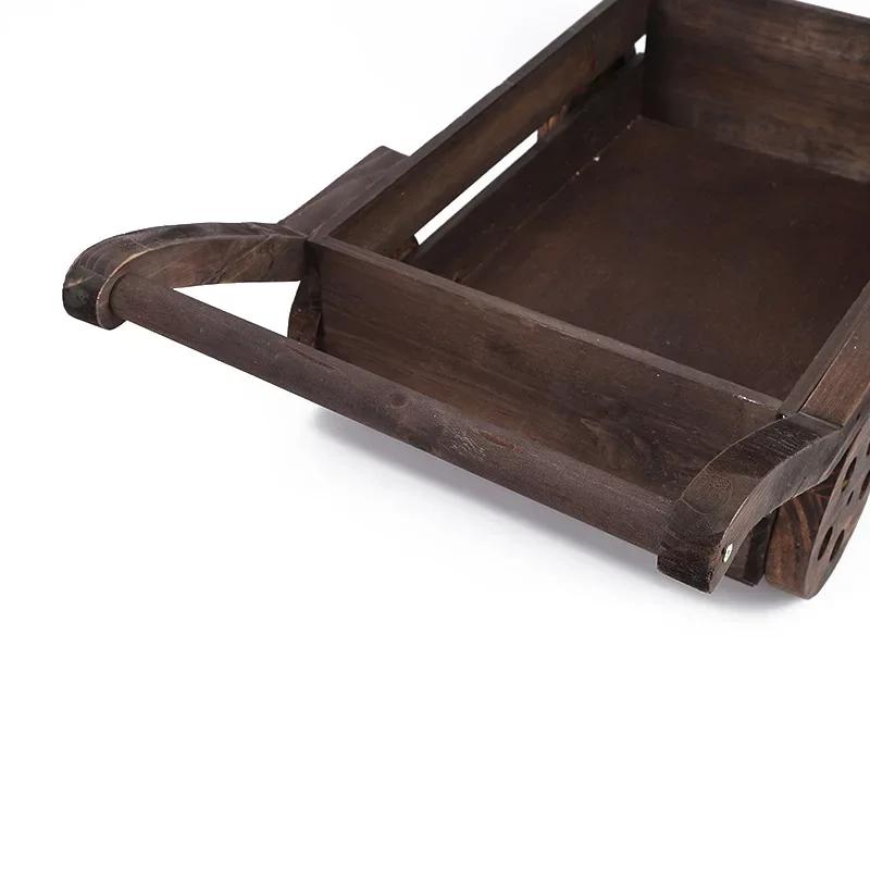 Newborn Small Wooden Bed Studio Photo Model Tools & Baby Accessories Ideal Photography Props for Children Growth Commemoration