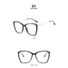 Women's glasses, large frame hollow TR90 glasses frame