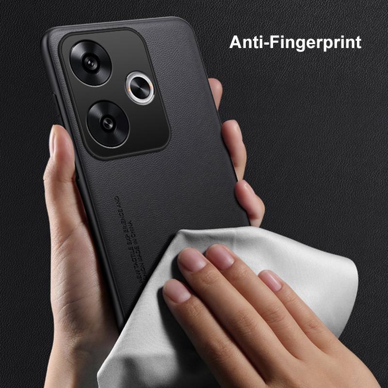 Luxury PU Leather Case For Xiaomi Poco F6 5G Back Cover Silicone Shockproof Full Protection Phone Case For PocoF6 Redmi Turbo 3