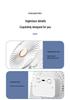Rechargeable Brushless U-Shaped Wall-Mounted Silent Desk Fan with Large Wind Power