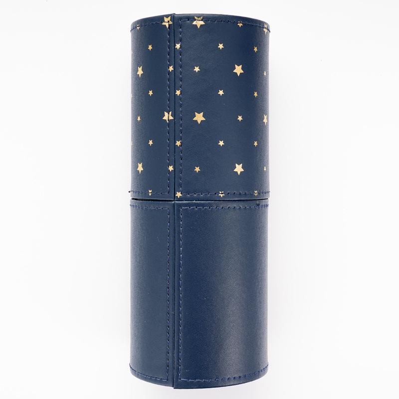 Portable Dustproof Makeup Brush and Pencil Storage Tube with Cover